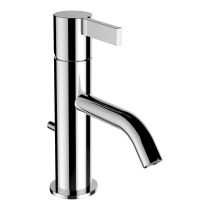 LAUFEN Kartell LAUFEN Umývadlová batéria, pevný výtok 115mm, s automatickou výpusťou, Chróm 004, H3113310041011