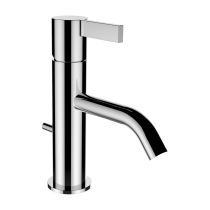 LAUFEN Kartell LAUFEN Umývadlová páková batéria, pevný výtok 115 mm, prietok 5,3 l/min, s ovládaním tiahla automatického výpustu, bez automatického výpustu, Chróm 004, H3113310041031