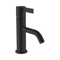 LAUFEN Kartell LAUFEN Umývadlová páková batéria, pevný výtok 115mm, prietok 5,3 l/min, bez automatického výpustu, PVD Titán čierný matný 081, H3113310811001