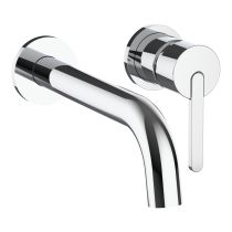 LAUFEN LUA|LUA E LUA E, Podomietková umývadlová batéria, kompletná vrátane mosadzného telesa, výtok 175 mm, Chróm 004, H3115F60041201