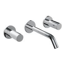 LAUFEN Kartell LAUFEN Umývadlová trojotvorová podomietková batéria, výtok 175 mm, prietok 5,7 l/min, Chróm 004, H3123360041201