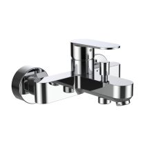 LAUFEN NEJA Vaňová nástenná páková batéria, bez sprchového príslušenstva, Chróm 004, H3215170044001