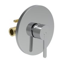 LAUFEN LUA Podomietková sprchová batéria s prepínačom, kompletný vrátane mosadzného telesa, Chróm 004, H3310860048001