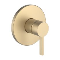 LAUFEN Kartell LAUFEN Vrchná sada podomietkovej sprchovej batérie pre Simibox alebo Simibox Light, PVD Svetlozlatá matná 083, H3313360830001