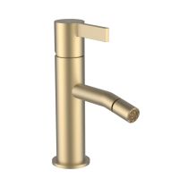 LAUFEN Kartell LAUFEN Bidetová stojančeková batéria, pevný výtok 110 mm, s automatickou výpusťou, PVD Svetlozlatá matná 083, H3413310831031