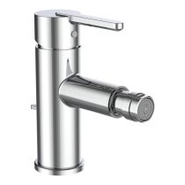 LAUFEN LUA|LUA E LUA E, Bidetová stojančeková páková batéria, s automatickým výpustom, Chróm 004, H3415F10041111