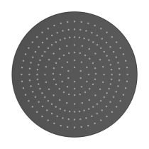 LAUFEN SHOWER PROGRAMME Hlavová sprcha kruhová, Ø 300 mm, PVD Titán čierný matný 081, H3679810812321