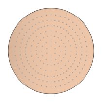 LAUFEN SHOWER PROGRAMME Hlavová sprcha kruhová, Ø 300 mm, PVD Zlatoružová 082, H3679810822321