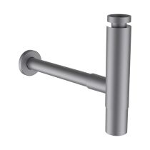 LAUFEN  Designový sifón, kartáčovaná nerezová oceľ x mm, farba Kartáčovaná nerezová oceľ, H3749800900001