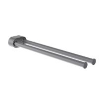 LAUFEN NIARA Dvojitý držiak uteráka, otočný, PVD inox kartáčovaná oceľ 161, H3810611610011