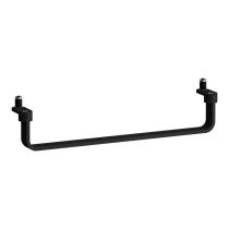 LAUFEN LANI Držiak na uterák Reling 450 mm, Čierna matná 450, H3811204500001