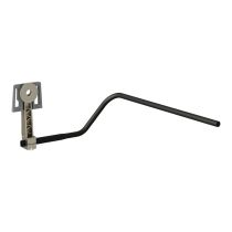 LAUFEN LANI Držiak na uterák postranný, pravý, Čierna matná 450, H3821224500001