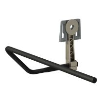 LAUFEN LANI Držiak na uterák postranný, ľavý, Čierna matná 450, H3821234500001