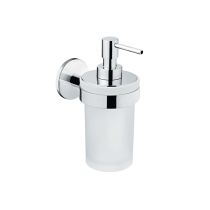 LAUFEN CANA Držiak so skleneným dávkovačom mydla, 240 ml, Chróm 004, H3831320040001