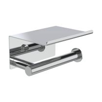 LAUFEN NIARA Držiaky WC papiera s poličkou, Chróm 004, H3840620040031