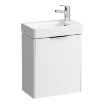 LAUFEN BASE Skrinka pod umývadlo, pánty dvierok vpravo, pre umývadlo H815954, 470x265x530 mm, Biela matná 260, H4021021102601