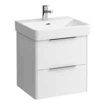 LAUFEN BASE Skrinka pod umývadlo, 2 zásuvky, pre umývadlo H810962, 520x440x530 mm, Biela matná 260, H4021721102601