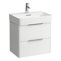 LAUFEN BASE Skrinka pod umývadlo, 2 zásuvky, pre umývadlo H810283, 585x390x530 mm, Biela matná 260, H4022521102601