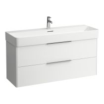 LAUFEN BASE Skrinka pod umývadlo, 2 zásuvky, pre umývadlo H810289, 1180x390x530 mm, Biela matná 260, H4024721102601