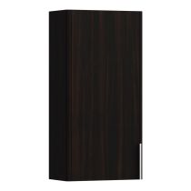 LAUFEN BASE Stredná skrinka, pánty dvierok vľavo (bočnice korpusu s rádiusom), 350x185x700 mm, Tmavohnedý brest 263, H4026011102631