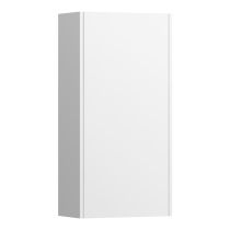 LAUFEN BASE Stredná skrinka, pánty dvierok vľavo (bočnice korpusu s výrezom), 350x185x700 mm, Biela matná 260, H4026111102601
