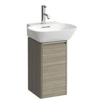 LAUFEN BASE Skrinka pod umývadlo, 1 dvierka, závesy vľavo, 1 vnútorná polička, pre umývadielko H815301, 275x295x515 mm, Bledý brest 262, H4030111102621