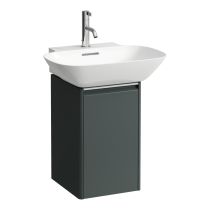 LAUFEN BASE Skrinka pod umývadlo, 1 dvierka, závesy vpravo, 1 vnútorná polička, pre umývadielko 815302, 315x340x515 mm, Šedá traffic 266, H4030221102661