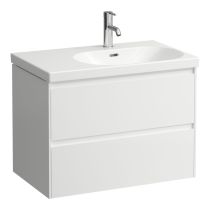 LAUFEN LANI Skrinka pod umývadlo, s 2 zásuvkami, pre umývadlo H817085, 735x450x515 mm, Biela matná 260, H4035821122601