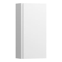 LAUFEN LANI Stredná skrinka, pánty dvierok vpravo, 355x185x700 mm, Biela lesklá 261, H4037021122611