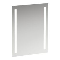 LAUFEN LANI Zrkadlo 550 mm, s 2 LED osvetľovacími prvkami, bez rámu, IP 44, 4 000K, pre externý vypínač, 550x700 mm, Zrkadlo 144, H4038511121441