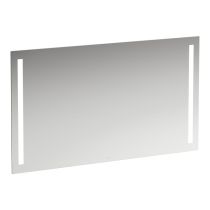 LAUFEN LANI Zrkadlo 1200 mm, s 2 LED osvetľovacími prvkami, bez rámu, IP 44, 4 000K, pre externý vypínač, 1200x700 mm, Zrkadlo 144, H4038561121441