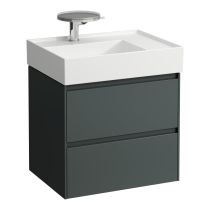 LAUFEN LANI Skrinka pod umývadlo, s 2 zásuvkami, pre umývadlo H810334, 585x450x515 mm, Šedá traffic 266, H4039321122661