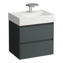 LAUFEN LANI Skrinka pod umývadlo, s 2 zásuvkami, pre umývadlo H810335, 585x450x515 mm, Šedá traffic 266, H4039421122661