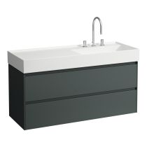 LAUFEN LANI Skrinka pod umývadlo, s 2 zásuvkami, pre umývadlo H813333, 1180x450x515 mm, Šedá traffic 266, H4039821122661