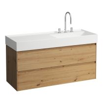 LAUFEN LANI Skrinka pod umývadlo, s 2 zásuvkami, pre umývadlo H813333, 1180x450x515 mm, Divoký dub 267, H4039821122671