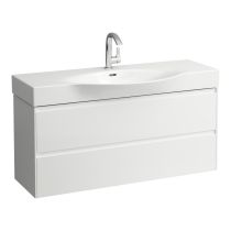LAUFEN LANI Skrinka pod umývadlo, s 2 zásuvkami, pre umývadlo H811704, 1180x370x515 mm, Biela matná 260, H4042221122601