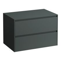 LAUFEN LANI Zásuvkový element 800, s 2 zásuvkami, bez výrezu, top 12 mm, 785x495x525 mm, Šedá traffic 266, H4043101122661