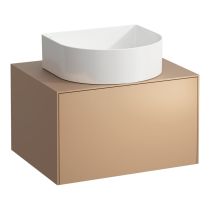 LAUFEN SONAR Skrinka pod umývadlo, s 1 zásuvkou, pre umývadlové misy H812340, H812341, H812342, H812343, s výrezom uprostred, 575x455x340 mm, Meď 041, H4054010340411