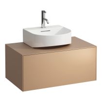 LAUFEN SONAR Skrinka pod umývadlo, s 1 zásuvkou, pre umývadielka H816341/H816342, s výrezom uprostred, 775x455x340 mm, Meď 041, H4054410340411