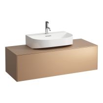 LAUFEN SONAR Skrinka pod umývadlo, s 1 zásuvkou, pre umývadielka H816341/H816342, s výrezom uprostred, 1175x455x340 mm, Meď 041, H4054510340411