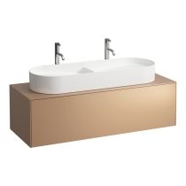 LAUFEN SONAR Skrinka pod umývadlo, s 1 zásuvkou, pre umývadla H812348, H812349, s výrezom uprostred, 1175x455x340 mm, Meď 041, H4054710340411