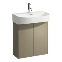 LAUFEN SONAR Skrinka pod umývadlo, 2 dvierka, pre umývadlo H810342, 580x240x600 mm, Titán 042, H4054830340421