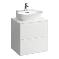 LAUFEN THE NEW CLASSIC Skrinka pod umývadlo 600, s 2 zásuvkami, pre umývadlá H816852, 575x455x600 mm, Biela matná 170, H4060040851701