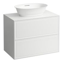 LAUFEN THE NEW CLASSIC Skrinka pod umývadlo 800, s 2 zásuvkami, pre umývadlové misy H812850/H812851/H812852/H812853, 775x455x600 mm, Biela lakovaná 631, H4060120856311
