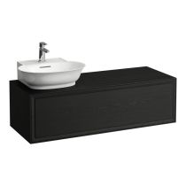 LAUFEN THE NEW CLASSIC Skrinka pod umývadlo, s 1 zásuvkou, s výrezom vľavo, pre umývadlá 816852, 1175x455x345 mm, Černený dub 628, H4060850856281