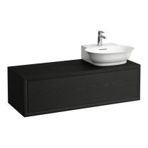 LAUFEN THE NEW CLASSIC Skrinka pod umývadlo, s 1 zásuvkou, s výrezom vpravo, pre umývadlá 816852, 1175x455x345 mm, Černený dub 628, H4060860856281