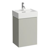 LAUFEN Kartell LAUFEN Skrinka pod umývadlo, 1 dvierka, závesy vľavo, pre umývadlo H815330, 435x330x600 mm, Kamienky šedé 641, H4075030336411