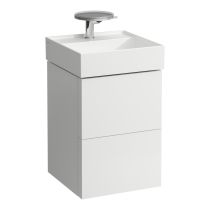 LAUFEN Kartell LAUFEN Skrinka pod umývadlo, s 2 zásuvkami, vrátane zásuvkového organizéra, pre umývadielko H815331, 440x450x600 mm, Biela matná 640, H4075080336401