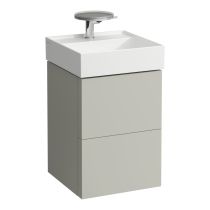 LAUFEN Kartell LAUFEN Skrinka pod umývadlo, s 2 zásuvkami, vrátane zásuvkového organizéra, pre umývadielko H815331, 440x450x600 mm, Kamienky šedé 641, H4075080336411