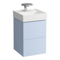 LAUFEN Kartell LAUFEN Skrinka pod umývadlo, s 2 zásuvkami, vrátane zásuvkového organizéra, pre umývadielko H815331, 440x450x600 mm, Šedomodrá 645, H4075080336451